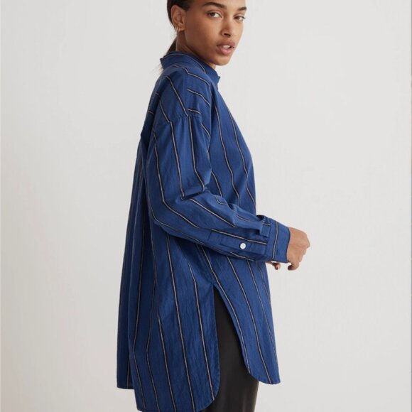 Madewell Oversize Cotton Popline Shirt - Picture 5 of 7